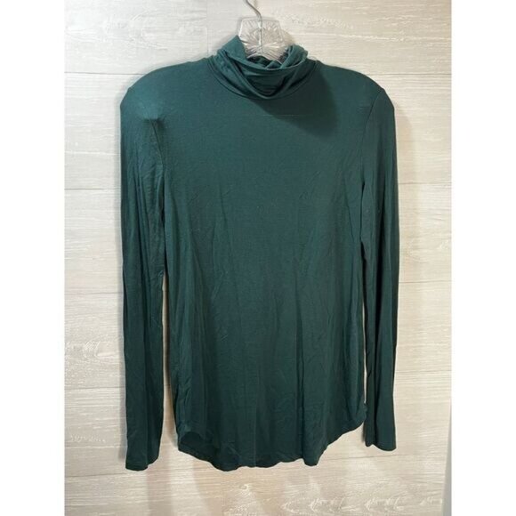 Long-Sleeve Luxe Mock-Neck Swing T-Shirt Old Navy XS‎ - Picture 2 of 6